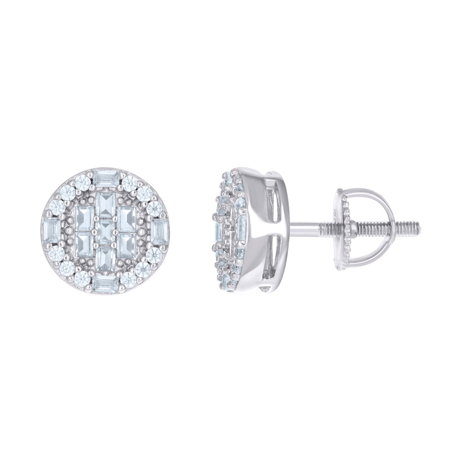 925 Sterling Silver R:0.12Ctw, B:0.51Ct Moissanit