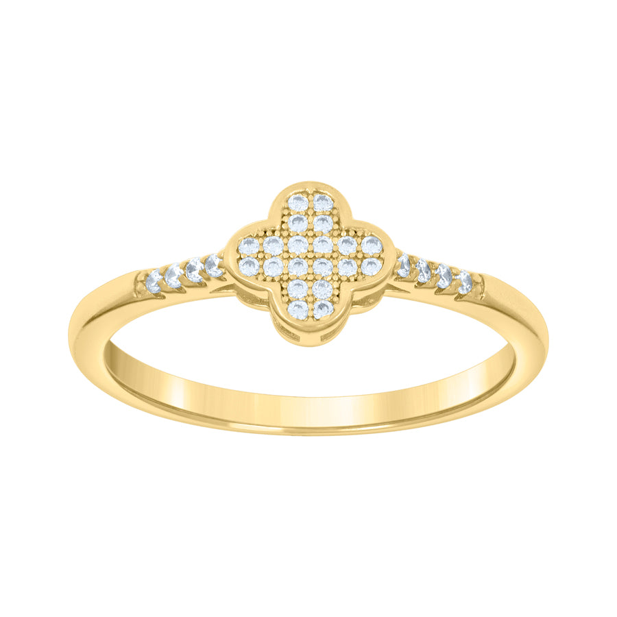 925 Sterling Silver Cz Ring S5-S10