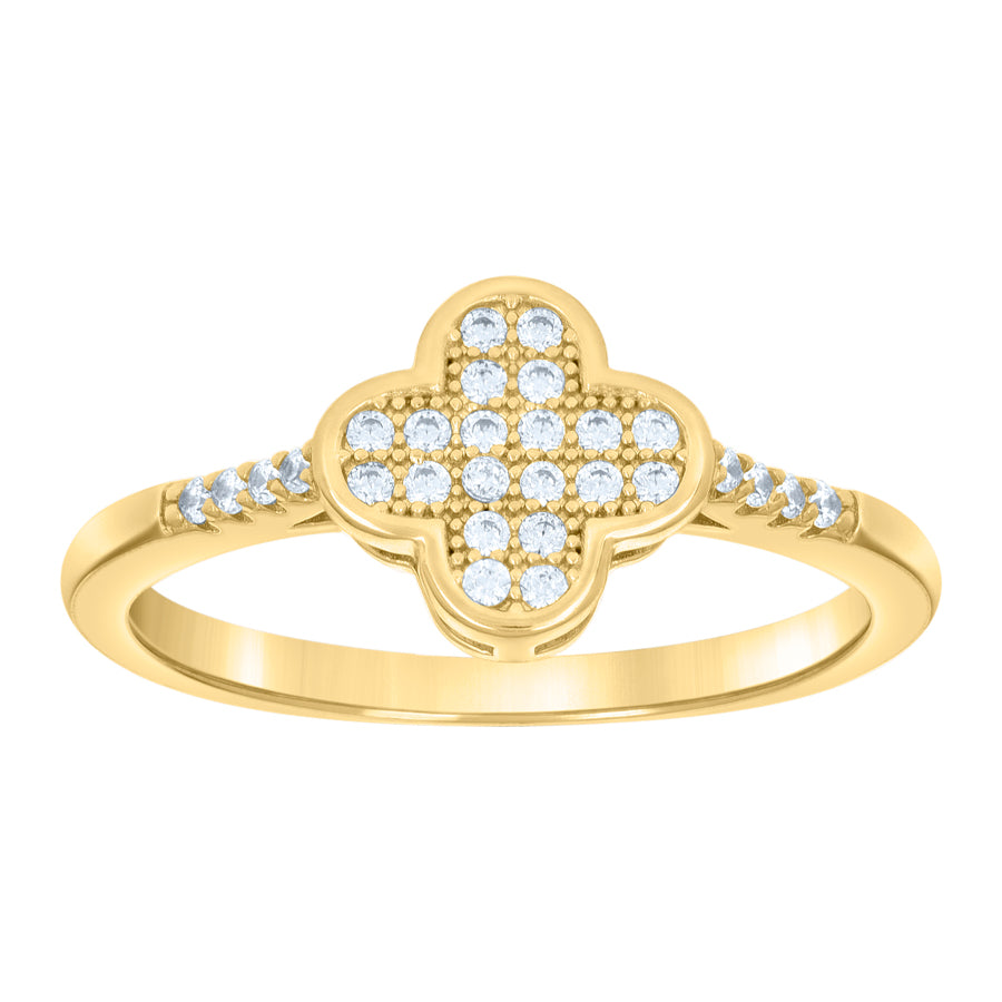 925 Sterling Silver Cz Ring S5-S10
