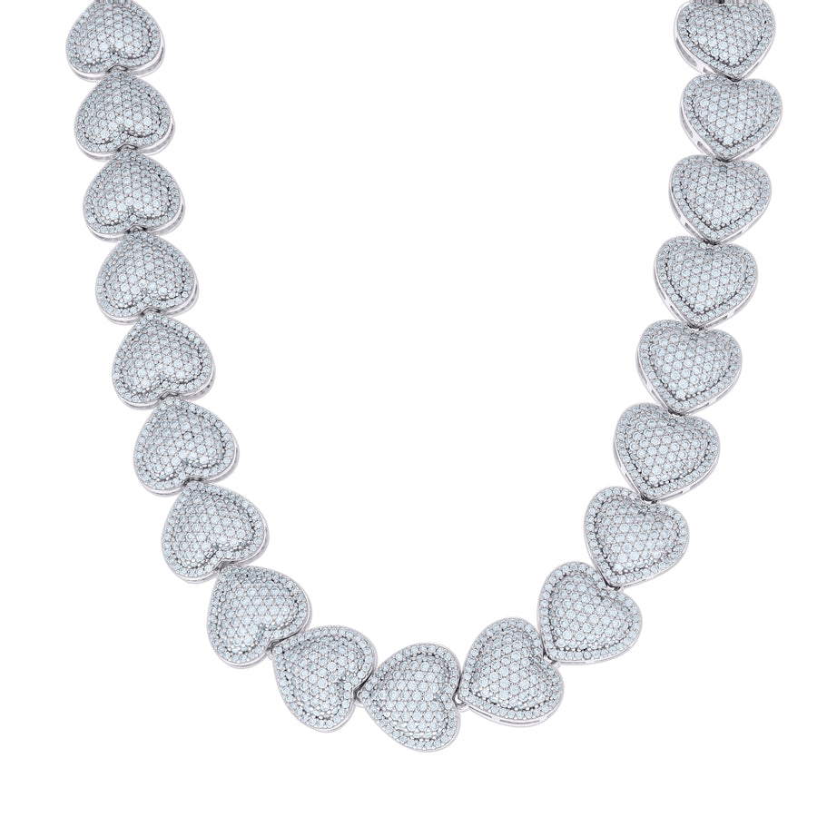 925 Sterling Silver 10.82Ctw Moissanite Bracelet