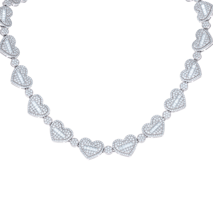925 Sterling Silver R:3.36Ctw, B:2.38Ctw Moissanit