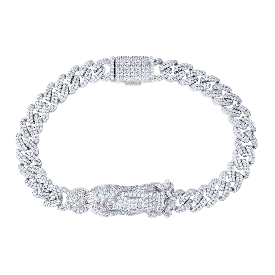925 Sterling Silver R:6.29Ctw, B:0.29Ctw Moissanit