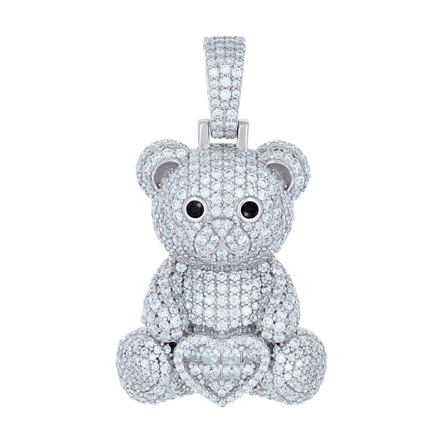 925 Sterling Silver R:3.52Ctw, B:0.33Ct Moissanit