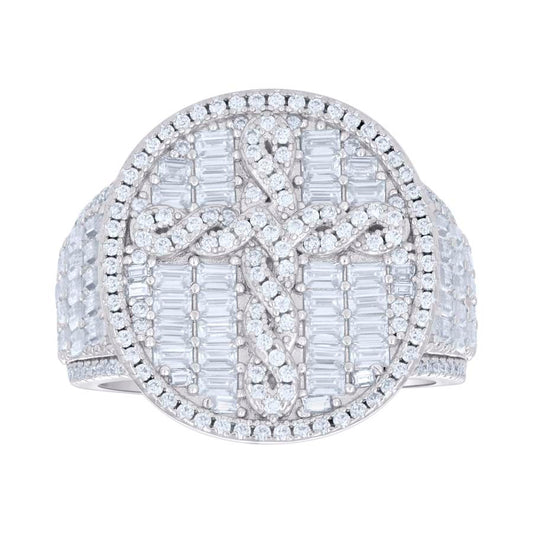 925 Sterling Silver R:0.76Ctw, B:2.9Ct Moissanite