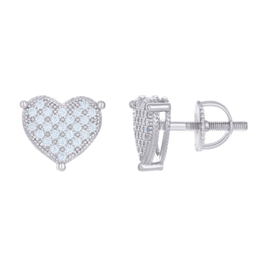 925 Sterling Silver 0.32Ct Moissanite Earrings