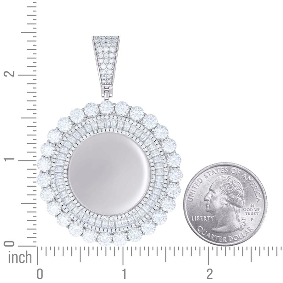 925 Sterling Silver Cz Pendant
