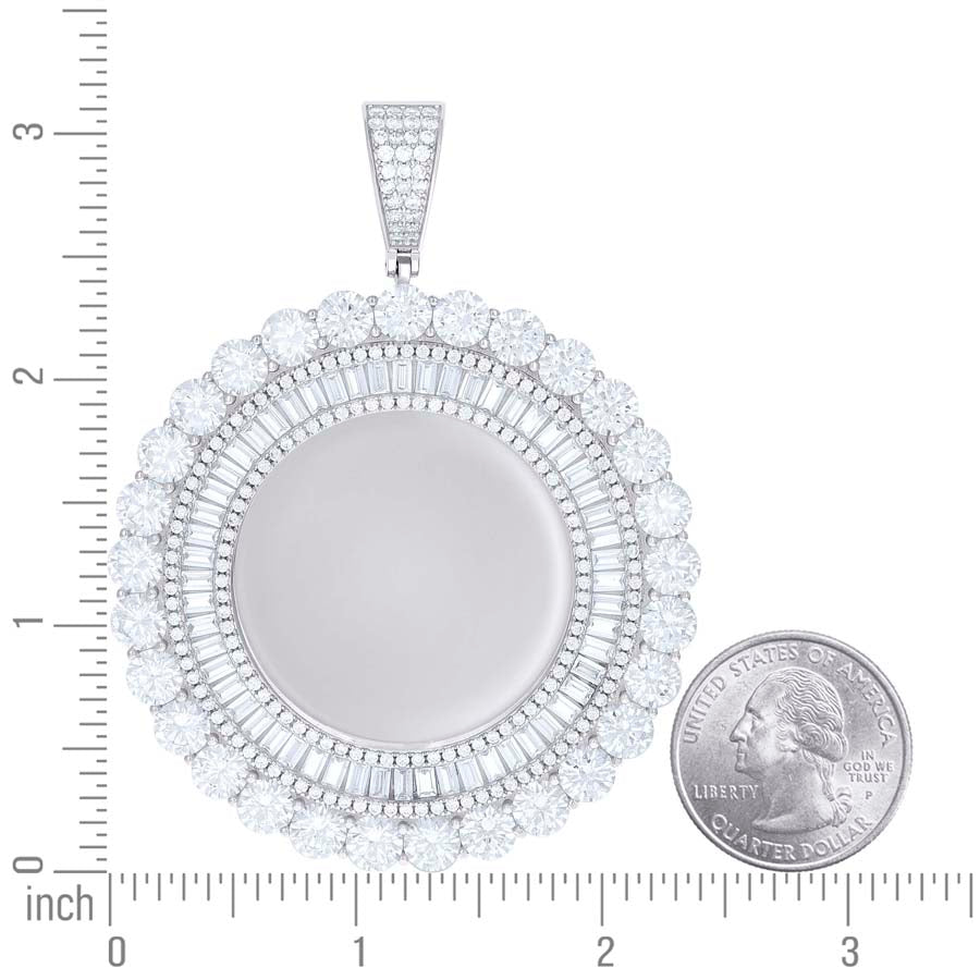 925 Sterling Silver Cz Pendant