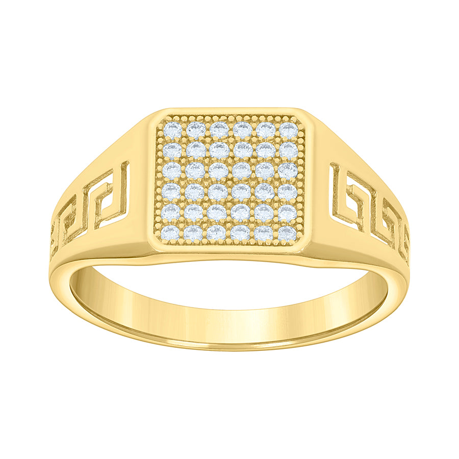 14Kt Gold Cz Ring