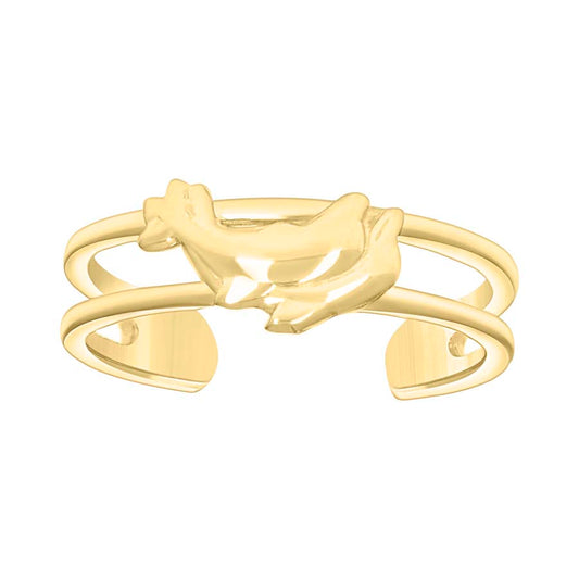 14Kt Gold Toe Ring