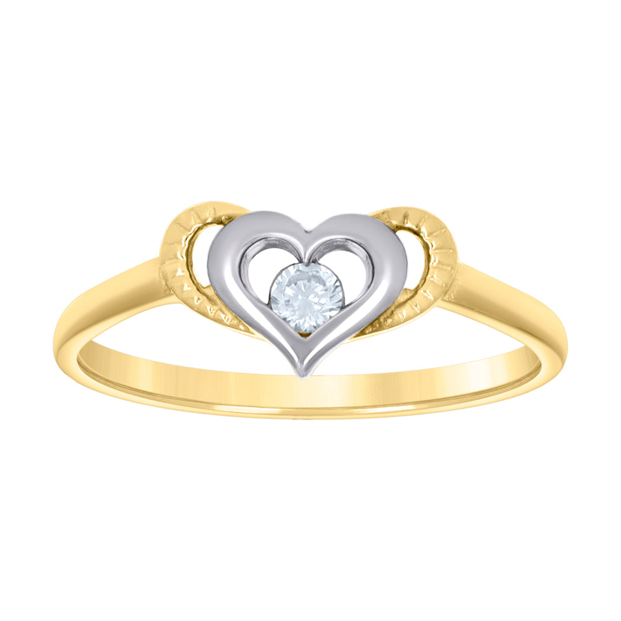 14Kt Gold Cz Ring