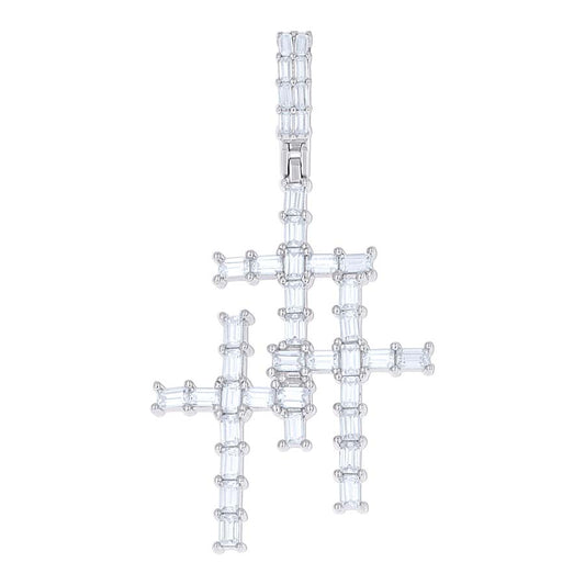 925 Sterling Silver Moissanite Pendant