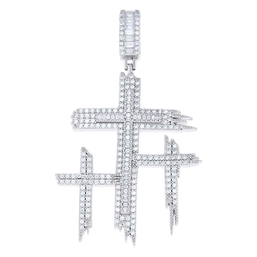 925 Sterling Silver Moissanite Pendant
