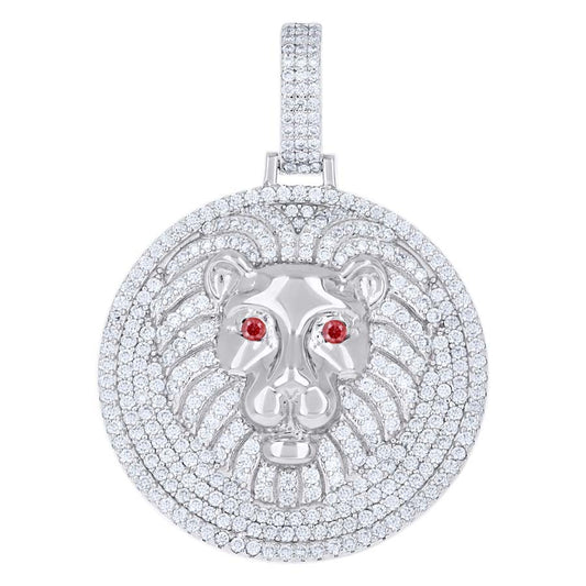 925 Sterling Silver Moissanite Pendant