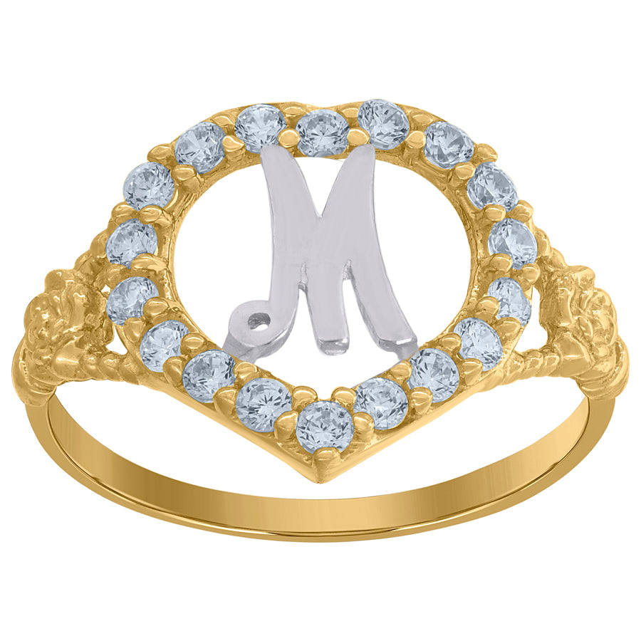 10Kt Initial Ring