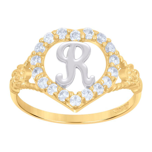 10Kt Initial Ring
