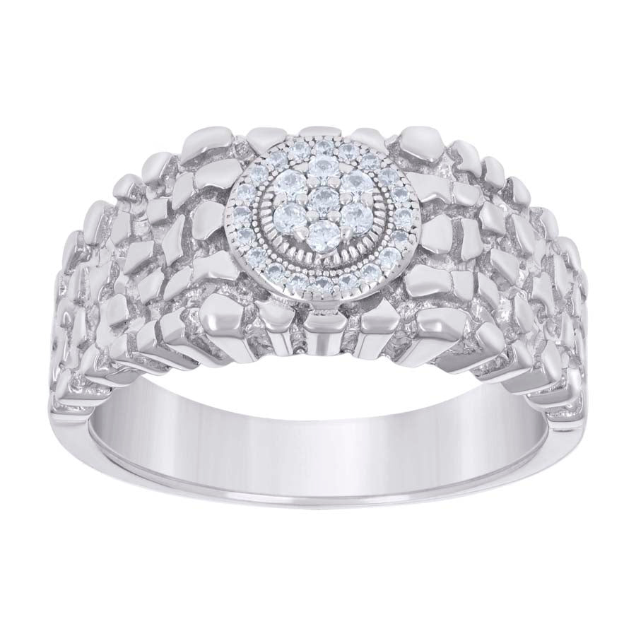 925 Sterling Silver Moissanite Ring S9-S11