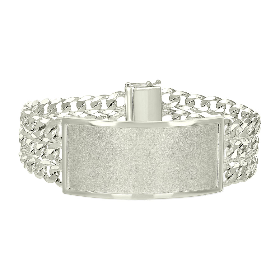 925 Sterling Silver Id Bracelet 8"