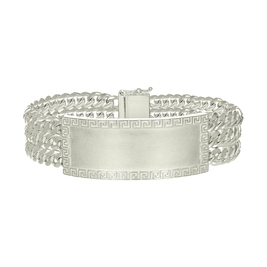 925 Sterling Silver Id Bracelet 8"