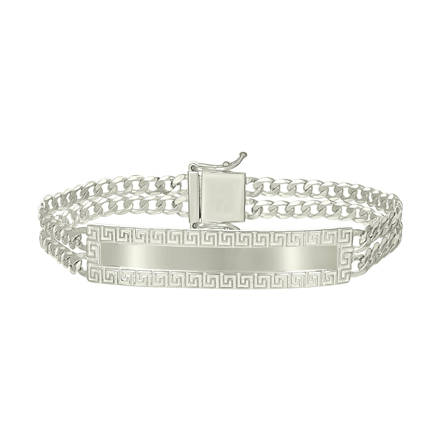 925 Sterling Silver Id Bracelet 8"
