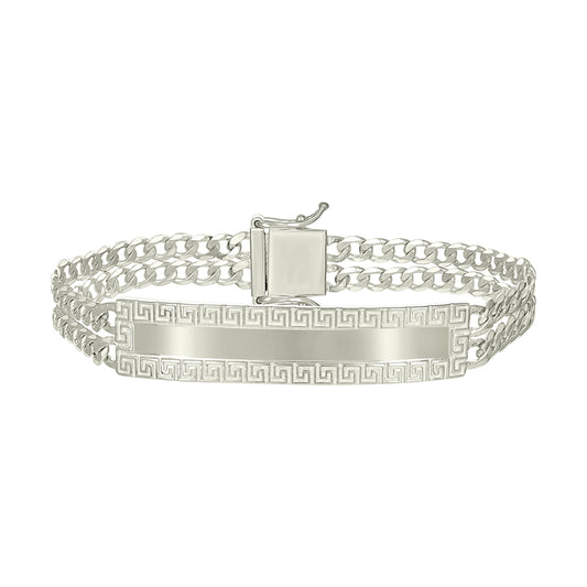 925 Sterling Silver Id Bracelet 8"