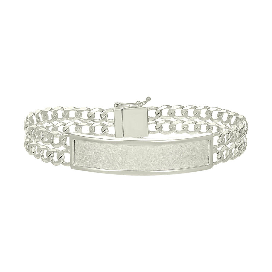925 Sterling Silver Id Bracelet 8"