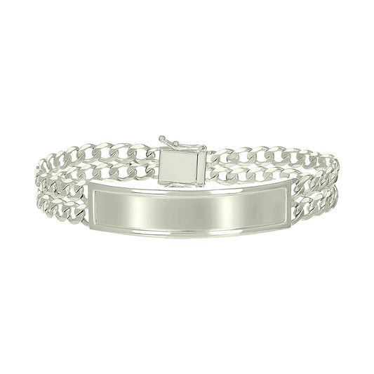 925 Sterling Silver Id Bracelet 8"
