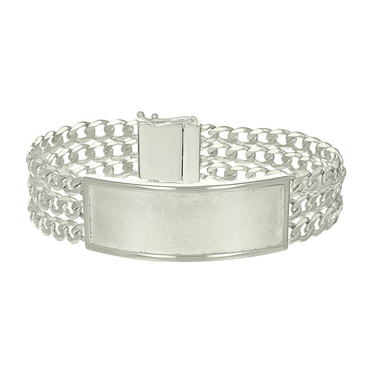 925 Sterling Silver Id Bracelet 8"