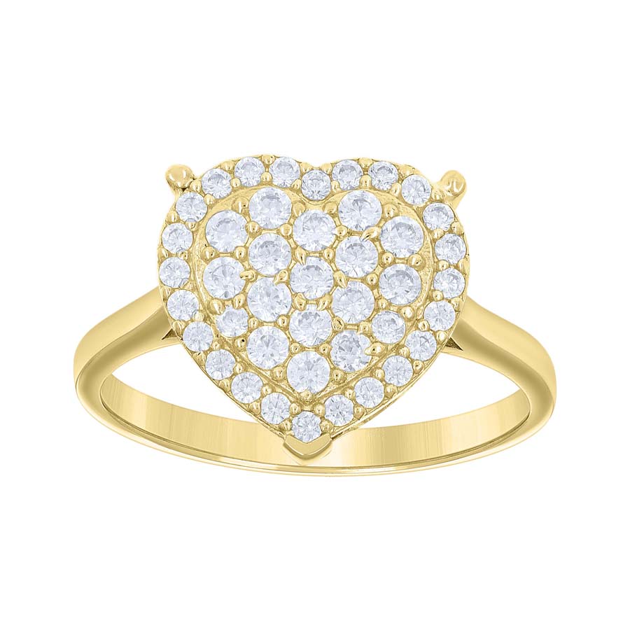 10Kt Gold Cz Ring