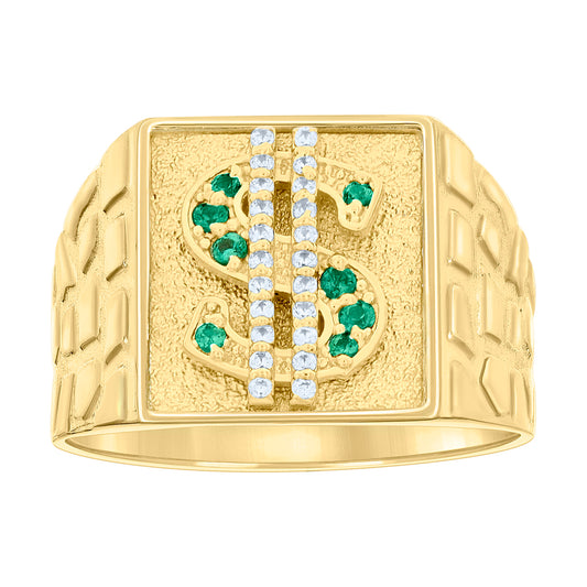 10Kt Gold Cz Ring