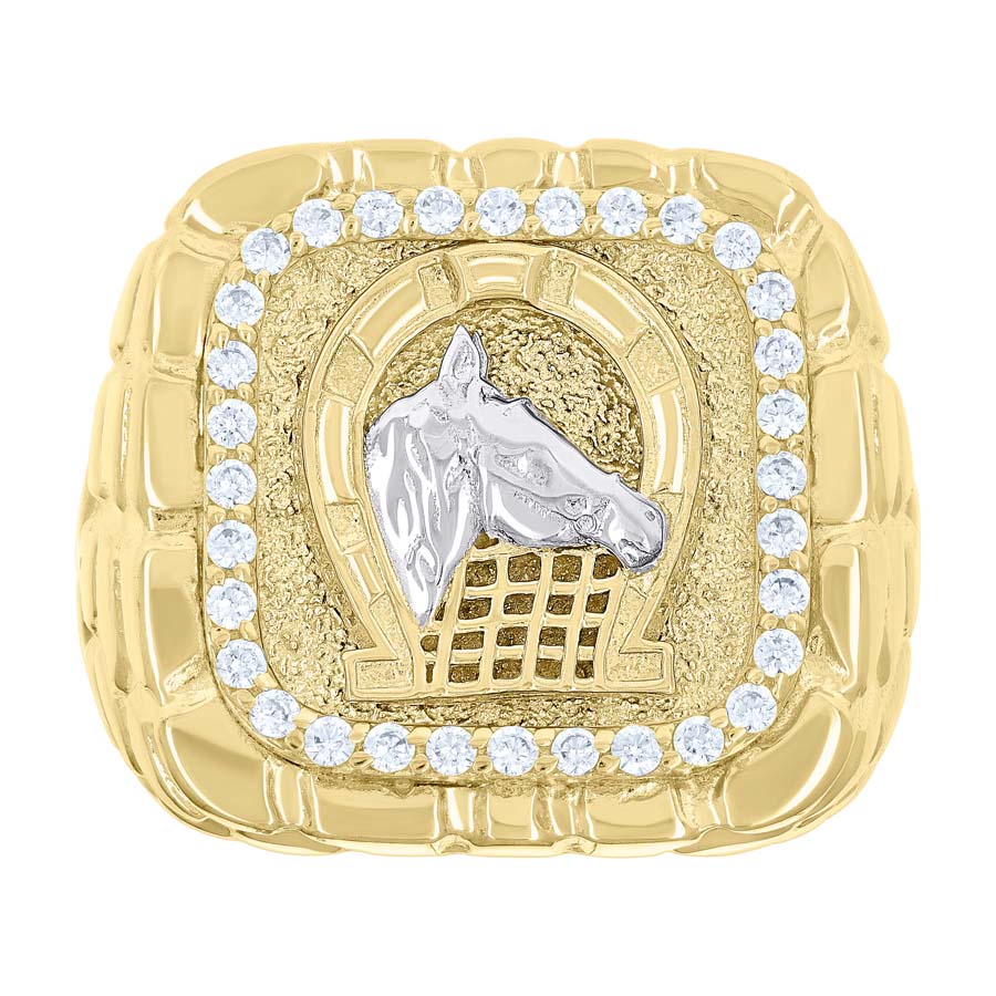 10Kt Gold Cz Ring