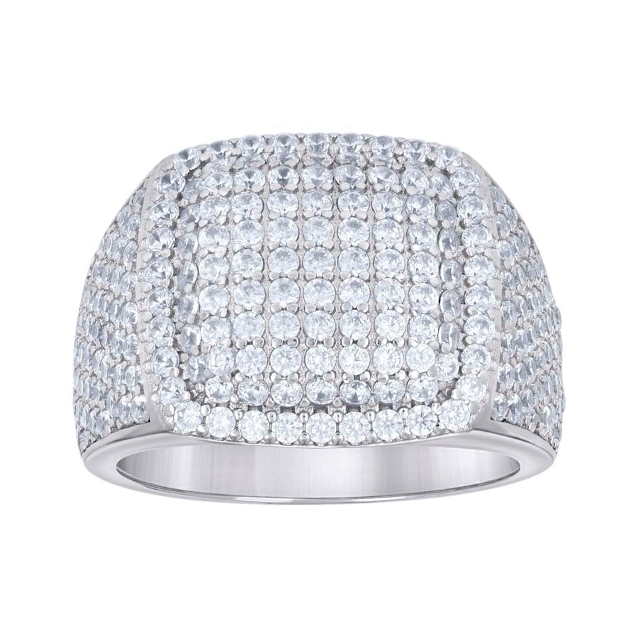 925 Sterling Silver Cz Ring S10-S12