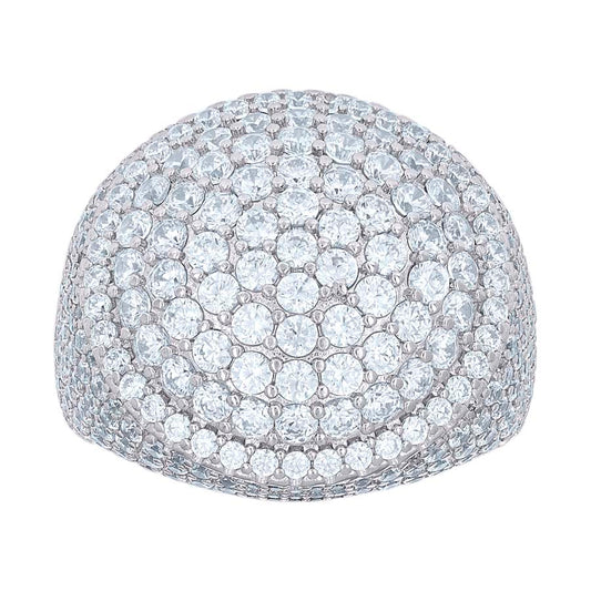 925 Sterling Silver Cz Ring S10-S12