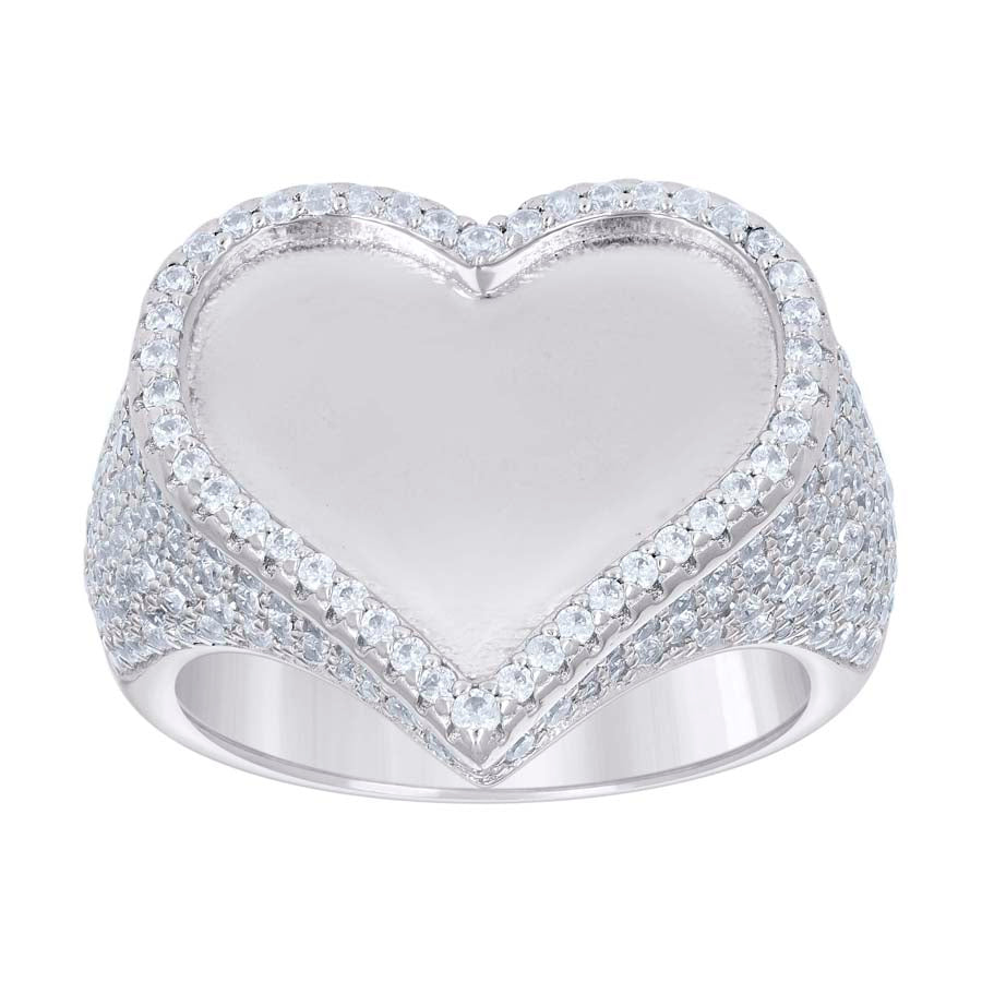 925 Sterling Silver Cz Ring