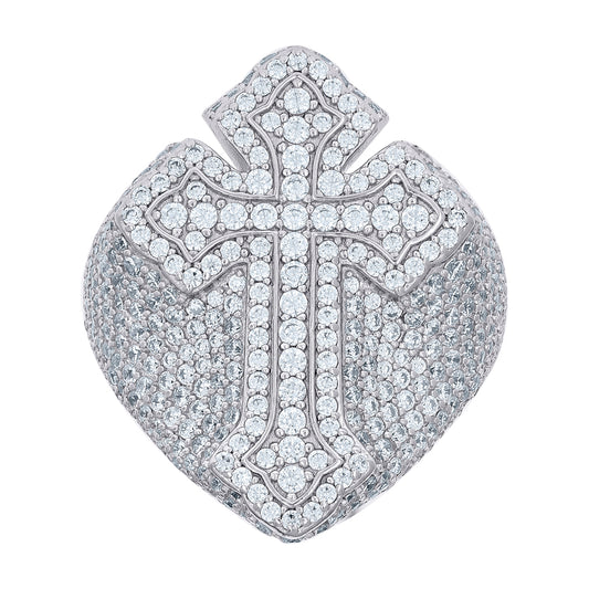925 Sterling Silver Cz Ring S10-S12