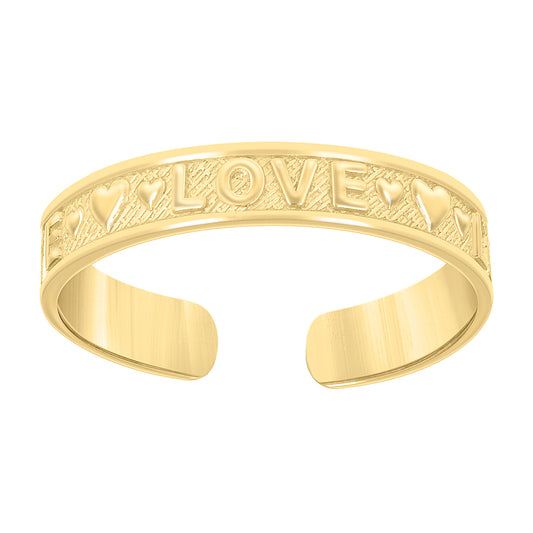 14Kt Gold Toe Ring