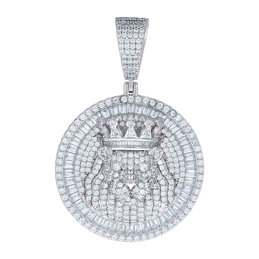 925 Sterling Silver Cz Pendant