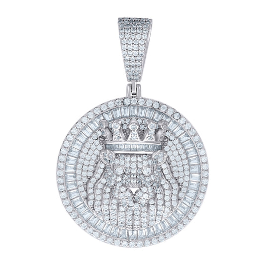 925 Sterling Silver Cz Pendant