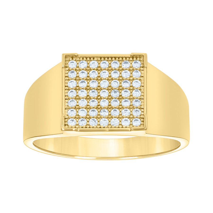 14Kt Gold Cz Ring