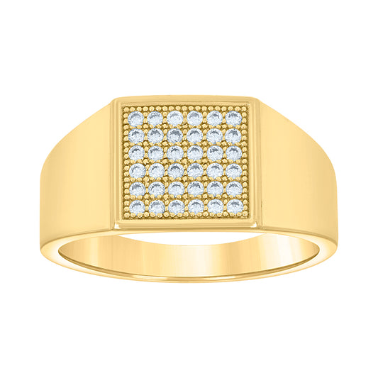 14Kt Gold Cz Ring