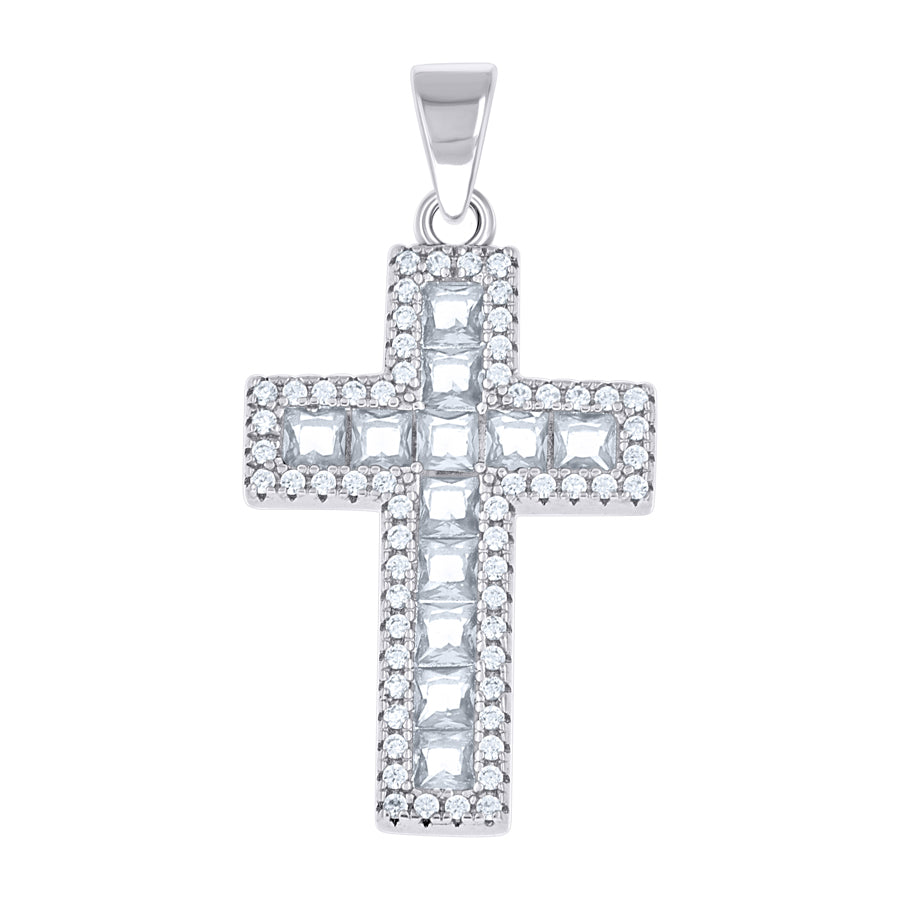 925 Sterling Silver Cz Pendant
