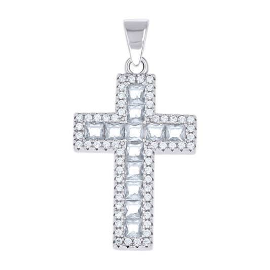 925 Sterling Silver Cz Pendant