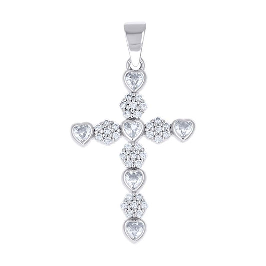 925 Sterling Silver Cz Pendant