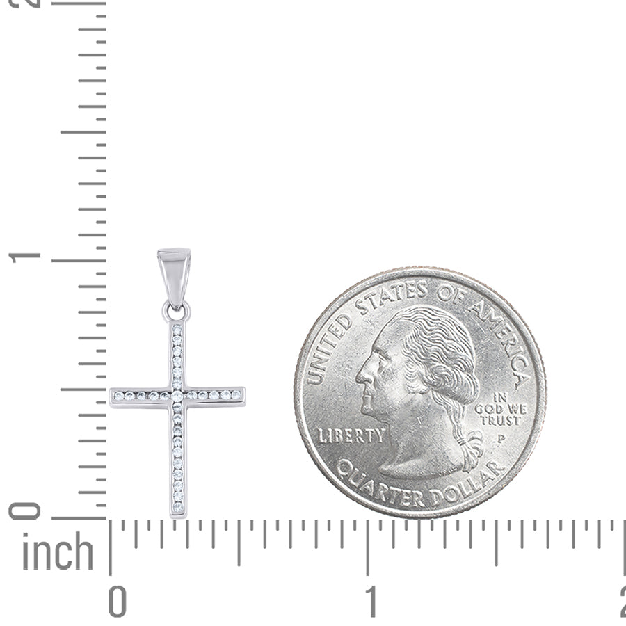 925 Sterling Silver Cz Pendant