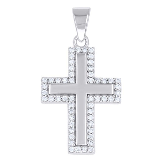 925 Sterling Silver Cz Pendant