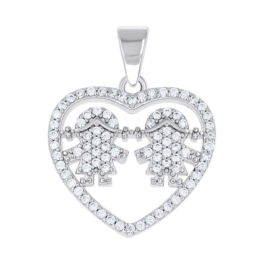925 Sterling Silver Cz Pendant