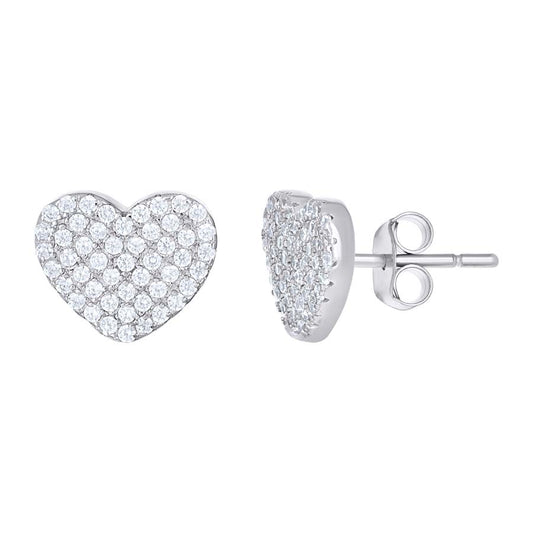 925 Sterling Silver Cz Earring