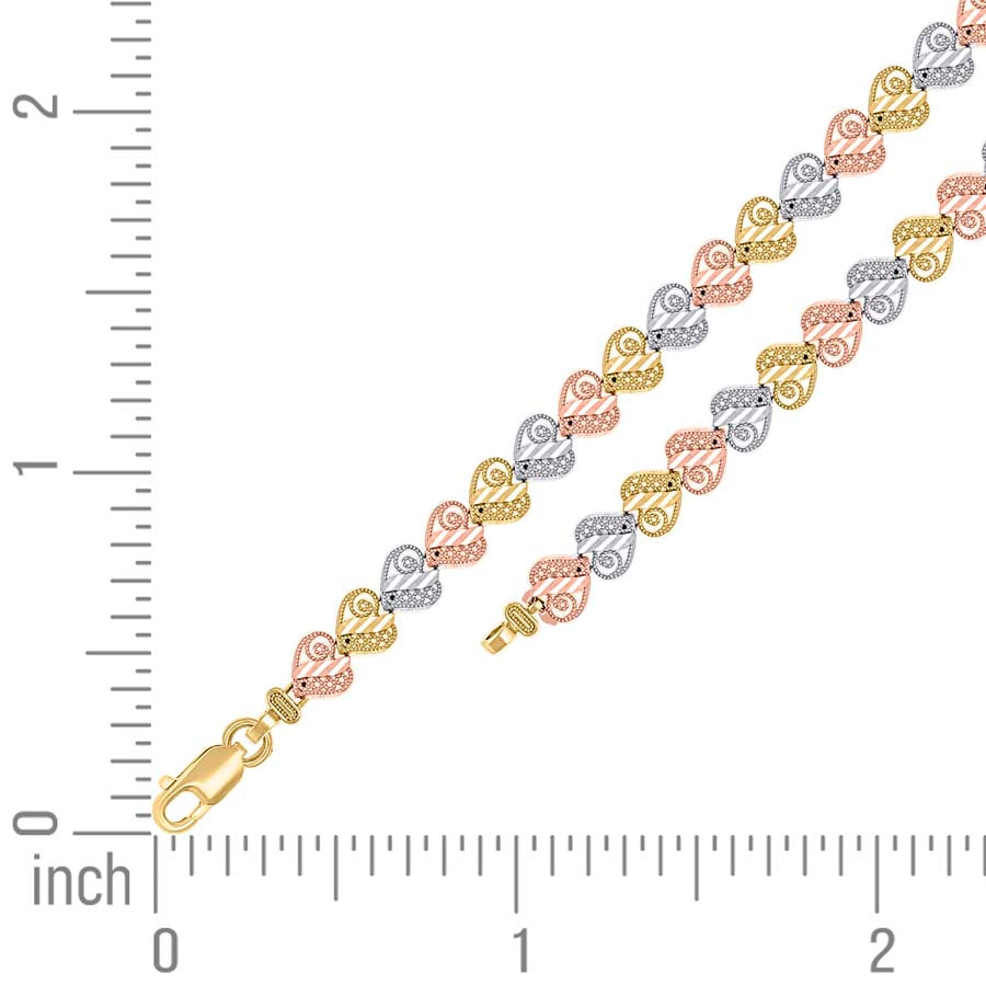 14Kt Gold Bracelet 7.5"