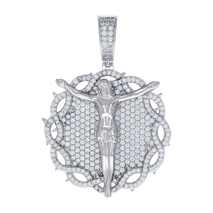 925 Sterling Silver Moissanite Pendant
