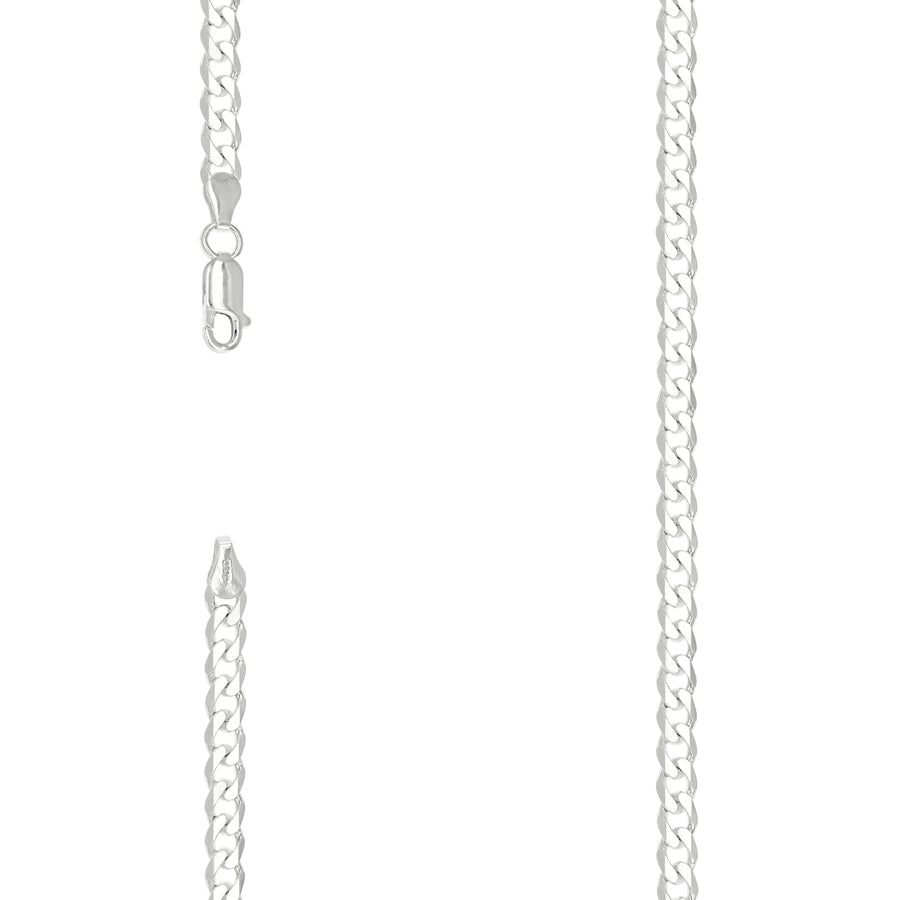 925 Sterling Silver Solid Classic Cuban Chain Silver 150 6mm