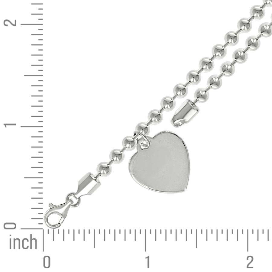 925 Sterling Silver Bracelet 7.5"